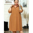 Plus size dress model 169056 Karko