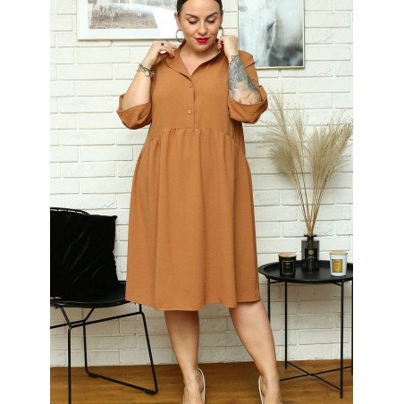 Plus size dress model 169056 Karko