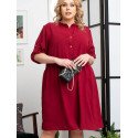 Plus size dress model 169059 Karko