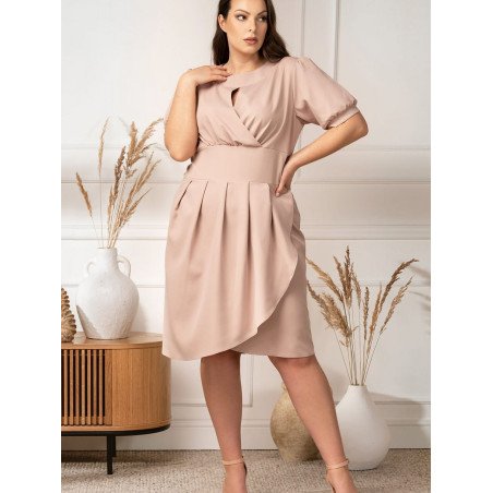 Plus size dress model 169159 Karko