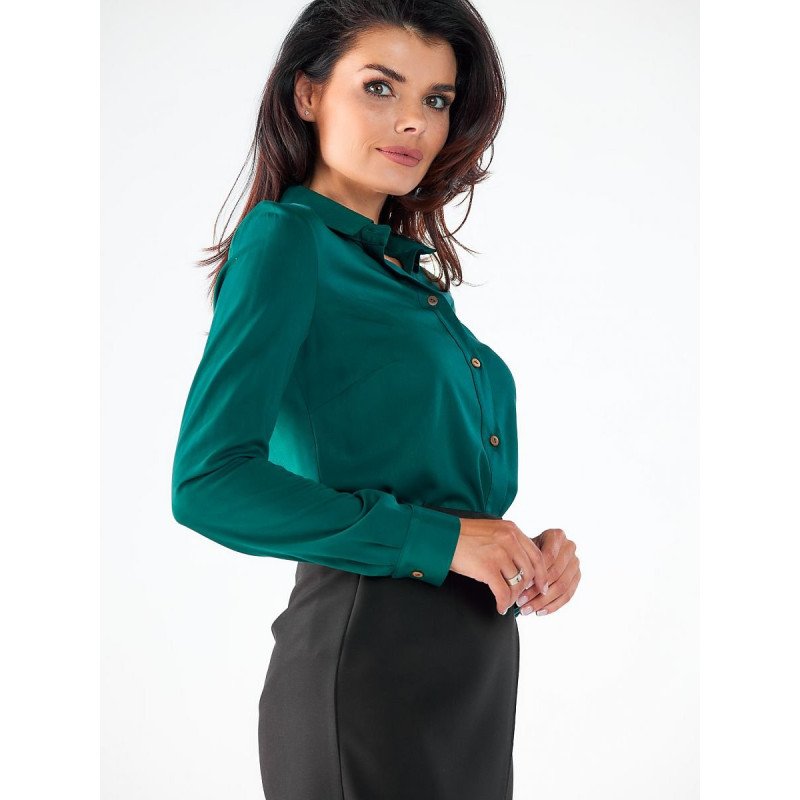 proLong sleeve shirt model 173918 awama_Shirts for Women