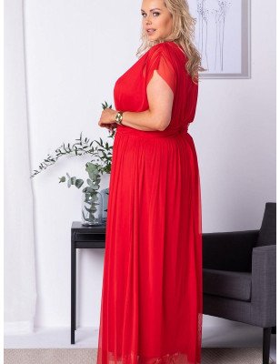 Plus size dress model 175249 Karko