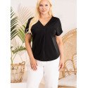 Plus size blouse model 183320 Karko