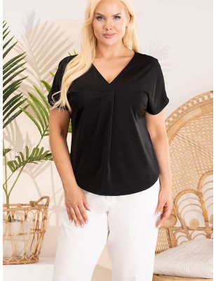 Plus size blouse model 183320 Karko