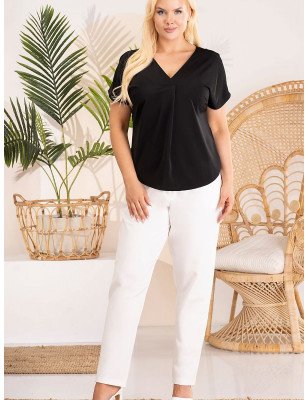 Plus size blouse model 183320 Karko