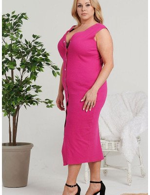 Plus size dress model 183326 Karko