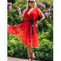 Plus size dress model 183329 Karko