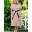 Plus size dress model 183330 Karko