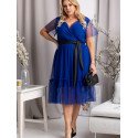 Plus size dress model 183332 Karko