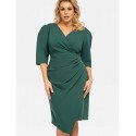 Plus size dress model 190962 Karko