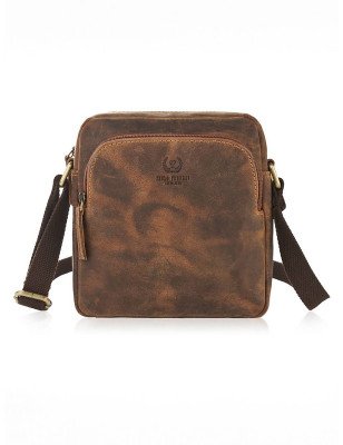 Natural leather bag model 191535 Galanter