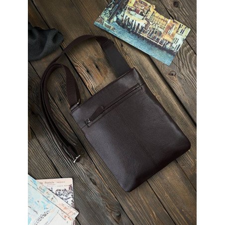 Natural leather bag model 191539 Galanter