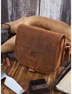 proNatural leather bag model 193247 Galanter_Casual Handbags, Shoulder Bags