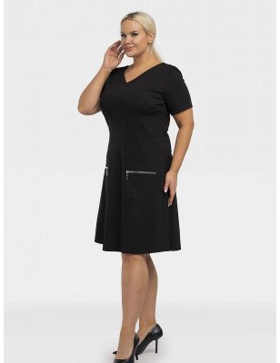 Plus size dress model 195021 Karko