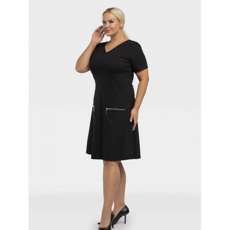 Plus size dress model 195021 Karko