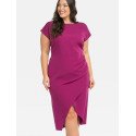 Plus size dress model 196874 Karko