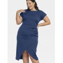 Plus size dress model 197774 Karko