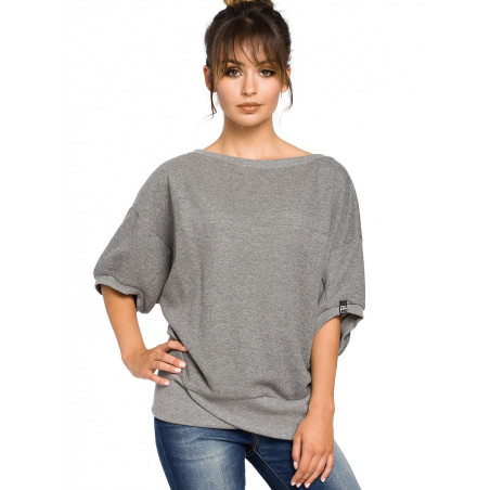 proOverlapping Bottom Oversized Sweatshirt_Sweatshirts for Women