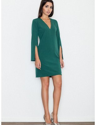 Elegant Zipper Front Dress: Sophisticated Style & Comfort