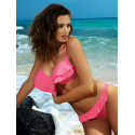 Charming Frills Two Piece Swimsuit with Push Up Support