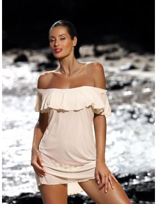 proCuban Style Flirty Tunic Cover-Up_Beach Dresses, Cover-Ups, Pareos