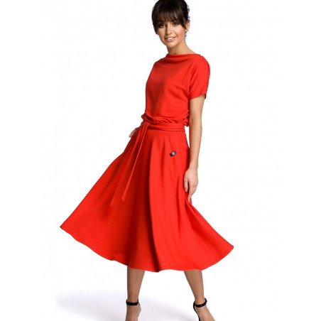 Knee-Length Flared Dress: Effortless Chic & Comfort