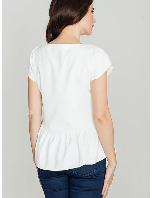 Women's Elegant Asymmetrical Frill Blouse