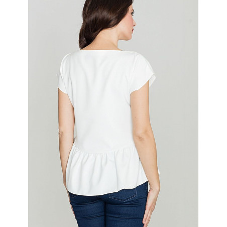 Women's Elegant Asymmetrical Frill Blouse