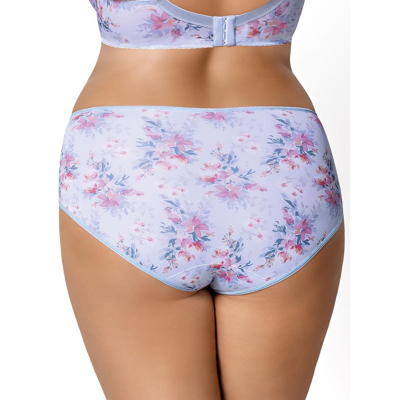 proFloral Print Full Briefs Women's Classic Underwear Comfortable Tulle Detail_Briefs