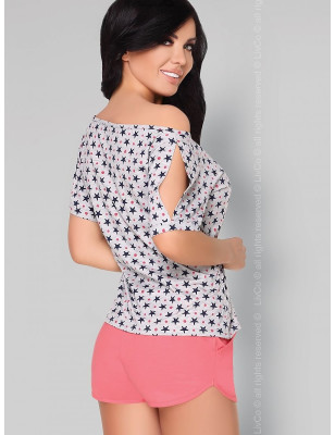 Grey Coral Starry Night Pyjamas Women's Lounge Set