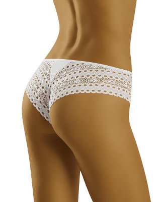 Lace Shorts-Strings: Openwork Lace Design, Cotton Comfort