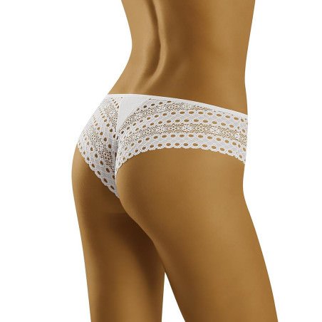 Lace Shorts-Strings: Openwork Lace Design, Cotton Comfort