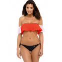 Cuban Inspired Two-Piece Beach Set Fringe Swimsuit