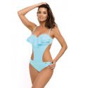 Cuban Chic Monokini Swimsuit Push Up Top Adjustable Back Tie