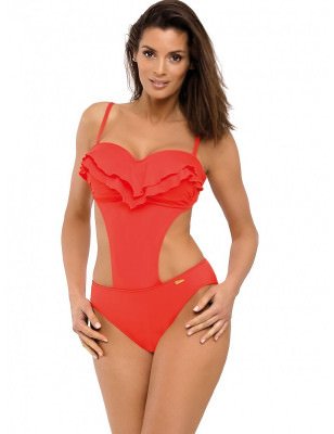 Cuban Chic Monokini Swimsuit Push Up Top Adjustable Back Tie