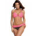 Push Up Swimsuit, Padded Bra Bikini Set with Straps