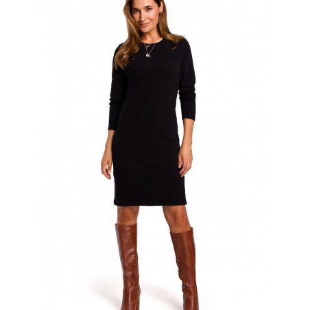 Cotton Knit Midi Dress: Versatile & Comfortable Style