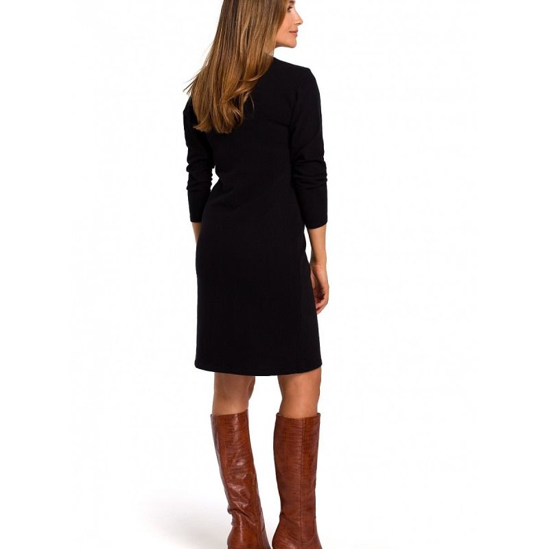 Cotton Knit Midi Dress: Versatile & Comfortable Style