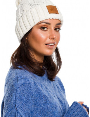 proStylish Plaid Beanie Flip Up Logo_Caps & Hats for Women