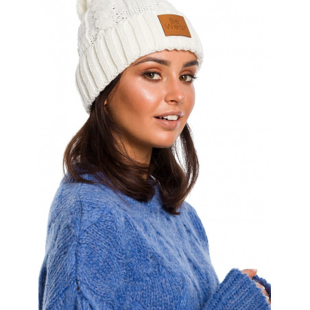 proStylish Plaid Beanie Flip Up Logo_Caps & Hats for Women