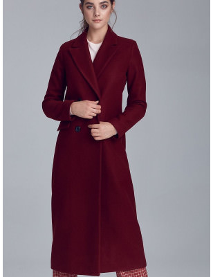 proElegant Long Wool-Blend Coat Warm Classic Double-Breasted_Women`s Coats, Jackets