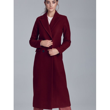 proElegant Long Wool-Blend Coat Warm Classic Double-Breasted_Women`s Coats, Jackets