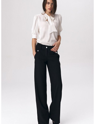 Black Palazzo Trousers - Stylish & Comfortable Workwear