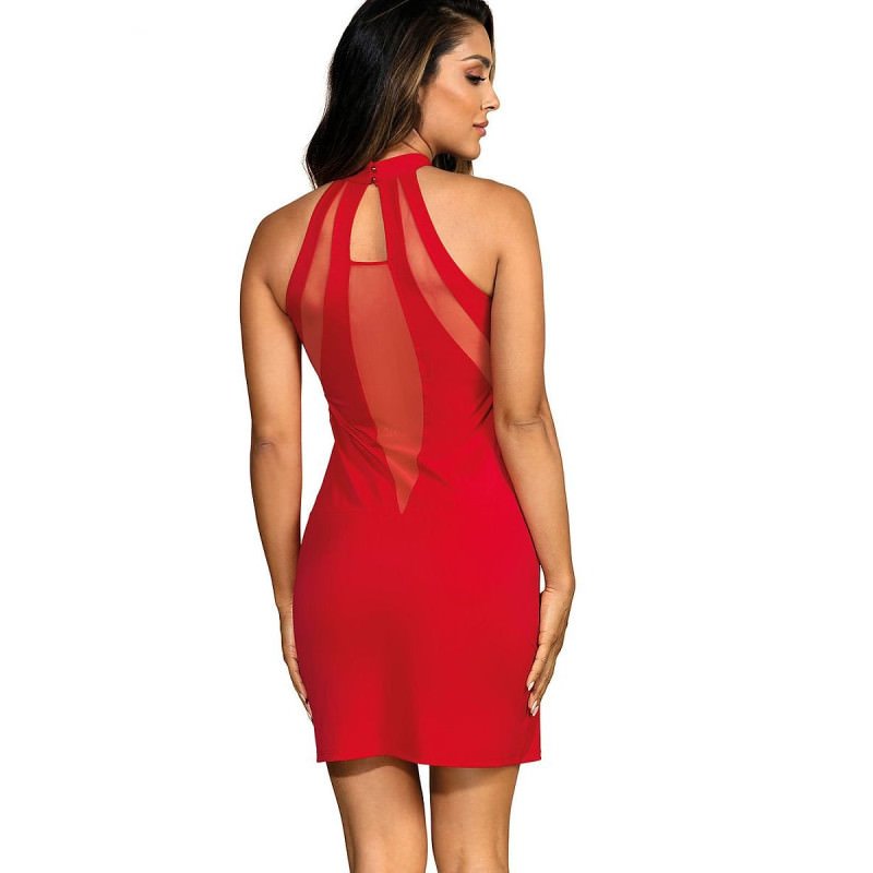 proRed Dress | Elegant Teardrop Neckline | Luxurious Microfiber_Sexy Shirts, Seductive Gowns