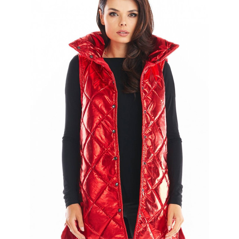 proQuilted Vest - Classic High Collar Design, Autumn Warmth_Women`s Coats, Jackets