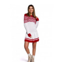 Limited Edition Two-Tone Christmas Sweater Dress