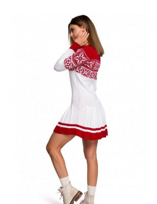 Limited Edition Two-Tone Christmas Sweater Dress