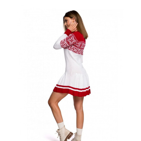 Limited Edition Two-Tone Christmas Sweater Dress