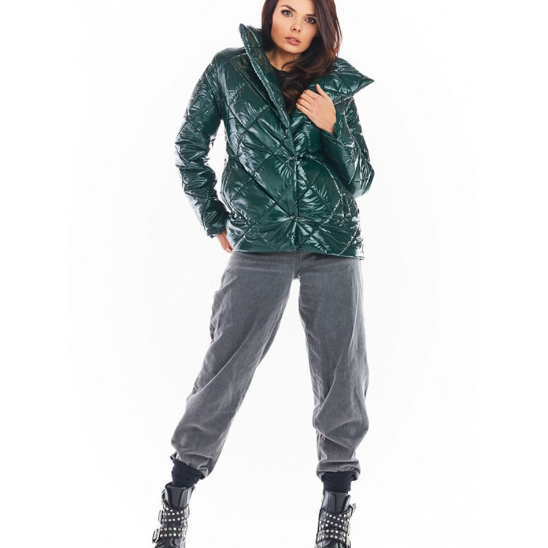 proQuilted Jacket, Built-In Collar, Warm & Stylish_Women`s Coats, Jackets