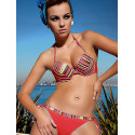 Underwired Padded Two-Piece Swimsuit with Side Gather